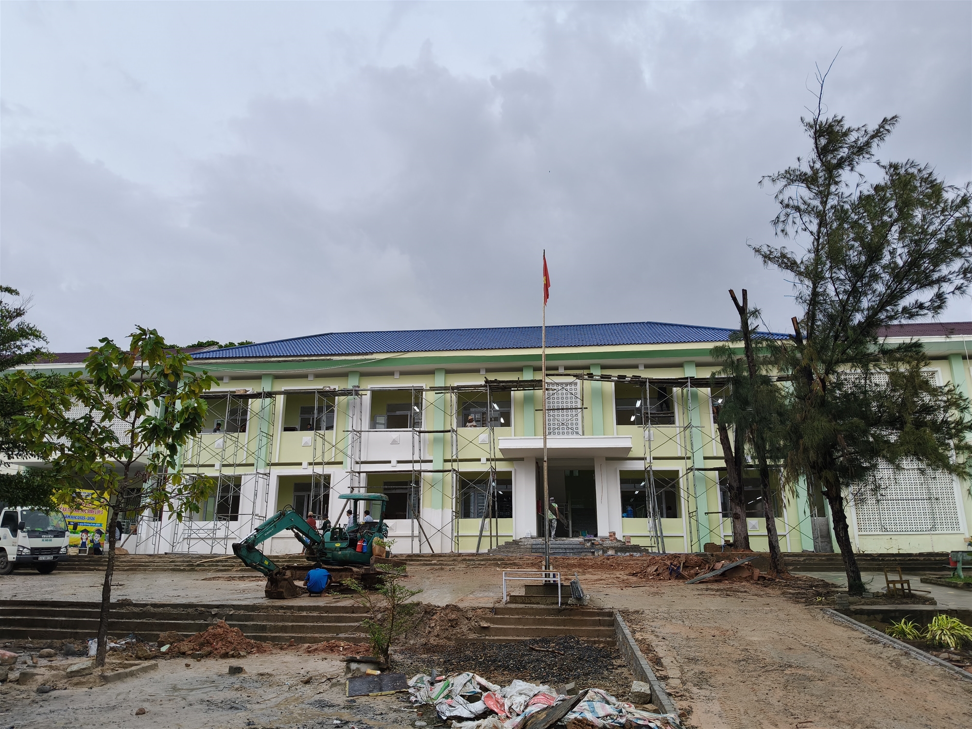 Trường TH Tiến Thành 1 (GĐ 1) 2026 - Tiến Thành - Dự Án - Khung Kèo SMARTRUSS - Ngói Nhật